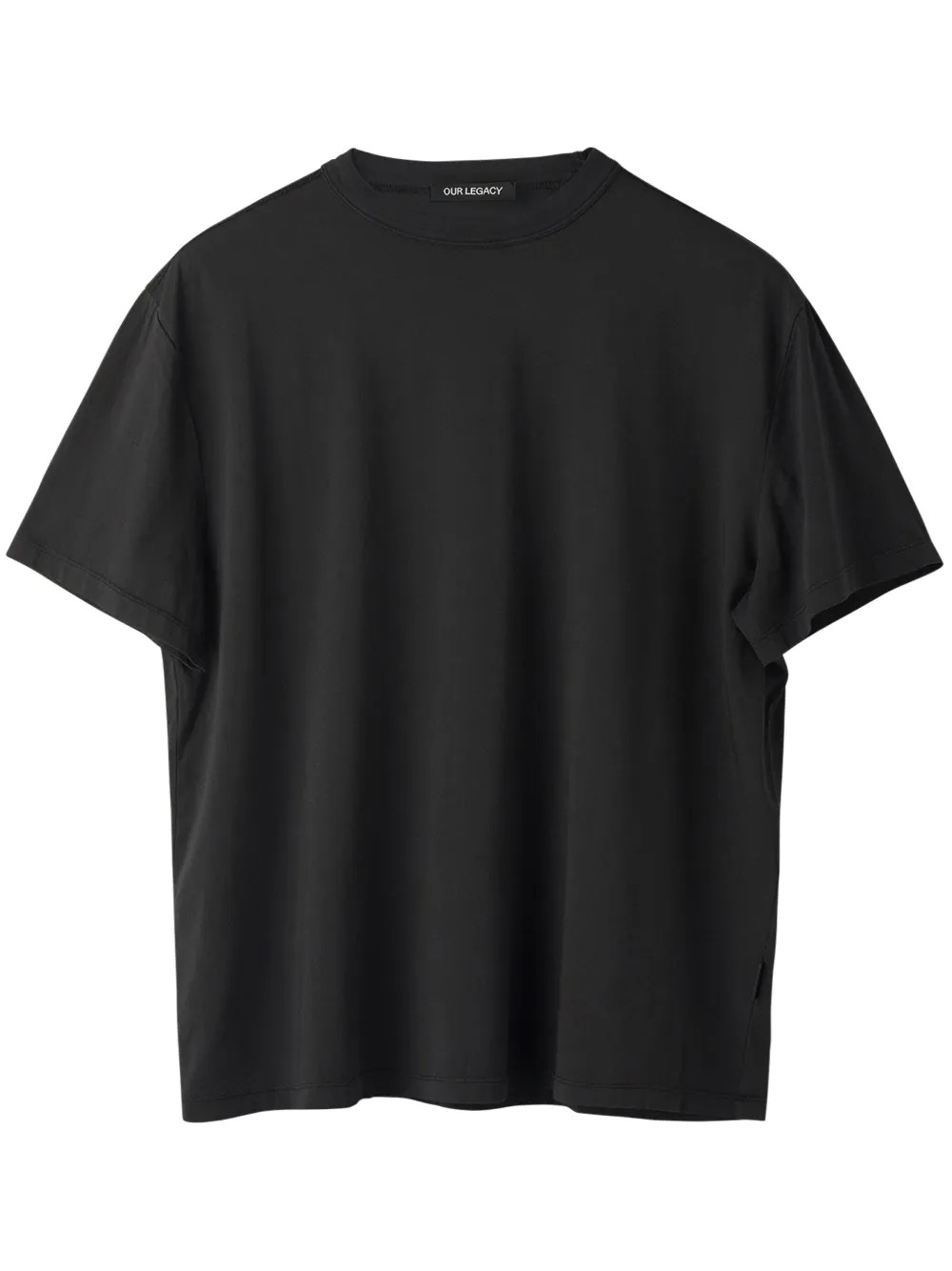 OUR LEGACY New Box Cotton T-Shirt | Black | FARFETCH UK | Farfetch Global