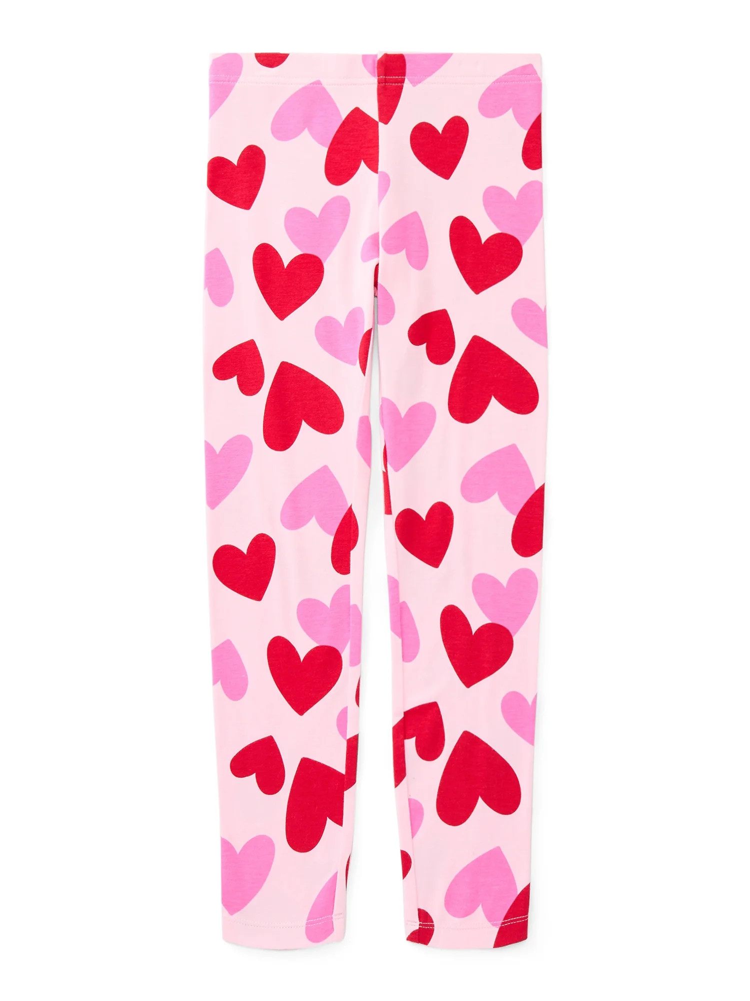 Way To Celebrate Girls Valentine's Day Leggings, Sizes 4-18 | Walmart (US)