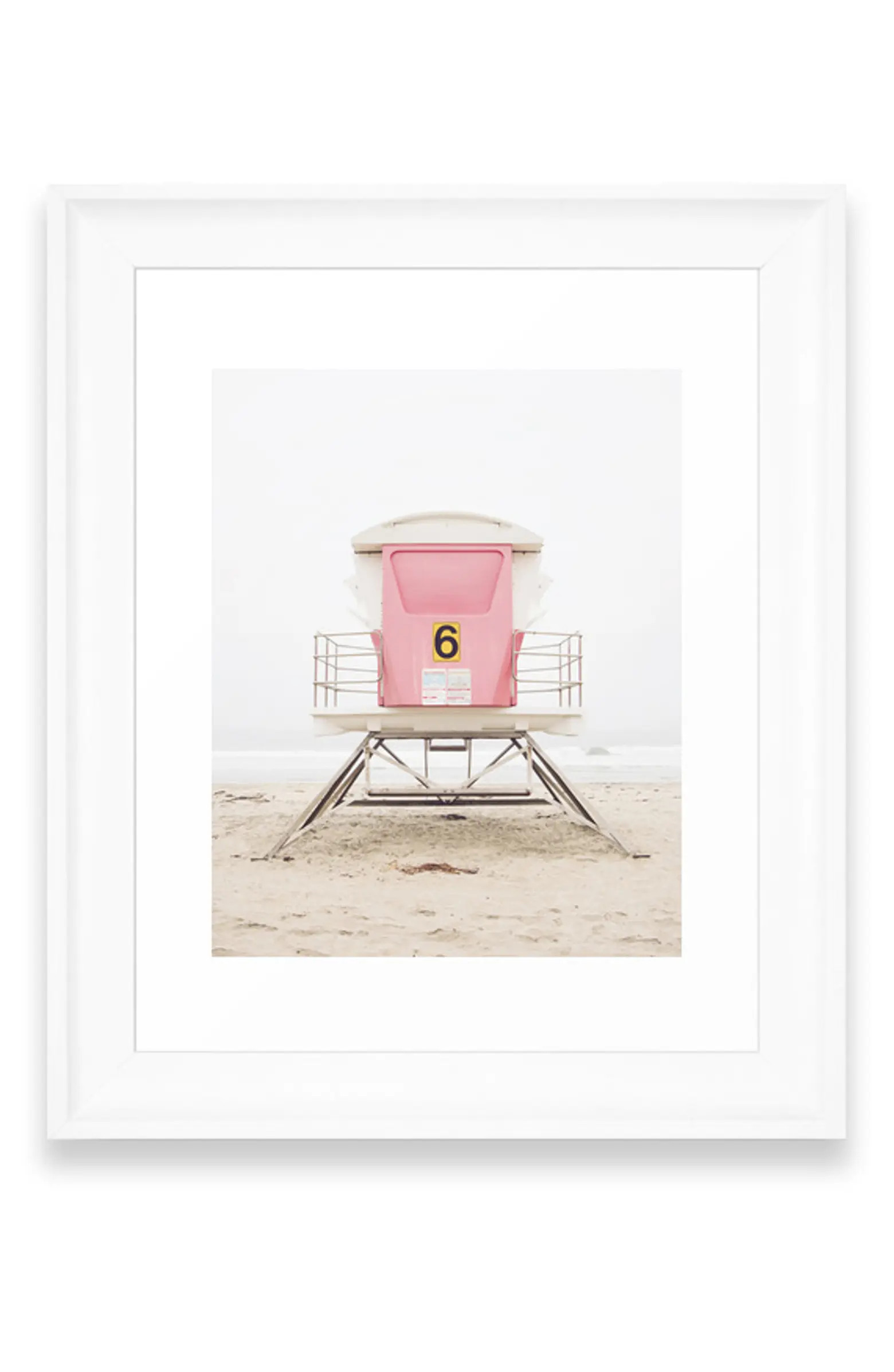 Deny Designs Pink Tower Art Print | Nordstrom | Nordstrom