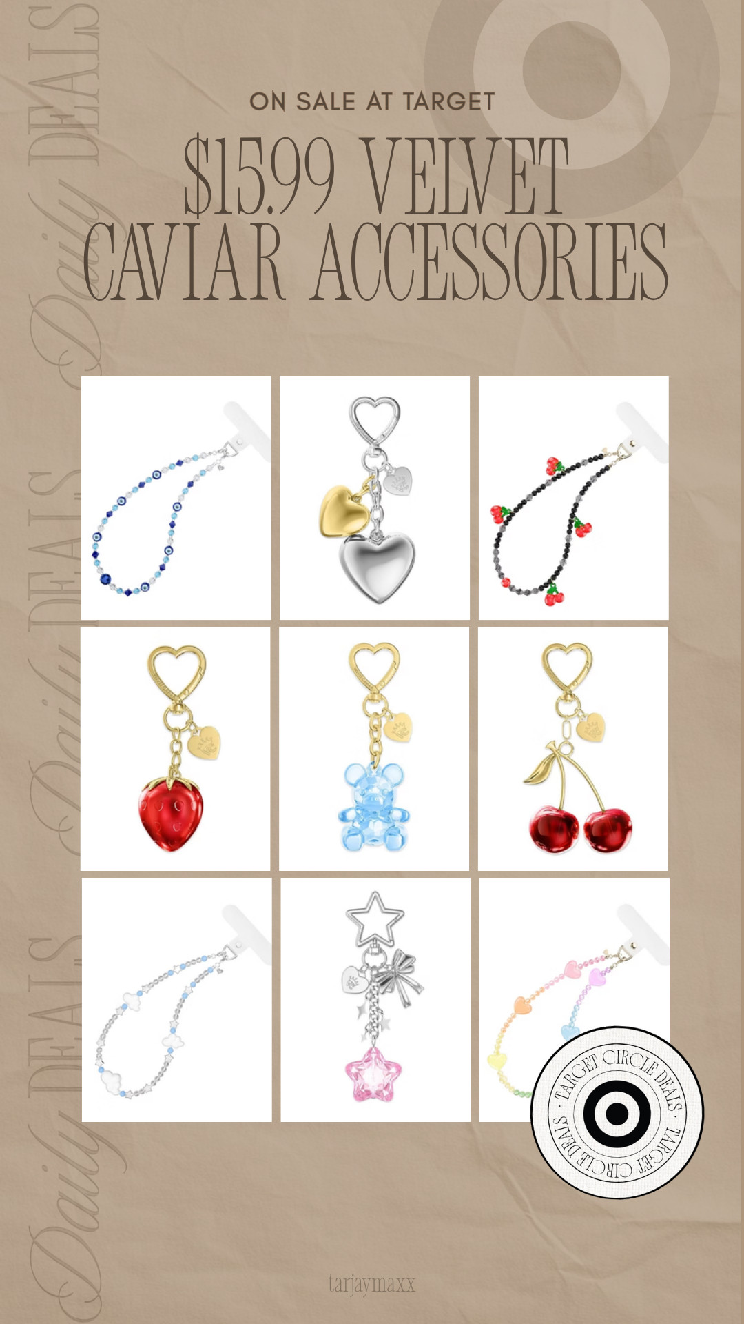 Velvert caviar on sale at Target! Such easy little add-ons if you want to switch up your phone without spending a lot!
spring outfits 2026, easter dress women, easter outfits women, date night outfits, easter basket ideas, vacation outfits beach, spring dresses, plus size fashion, work outfits, country concert outfits, velvet caviar, phone accessories, bag charms, keychains, cute accessories, affordable finds, target finds 

 #LTKootd