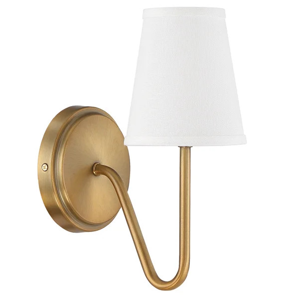 Nora Stainless Steel Armed Sconce | Wayfair North America