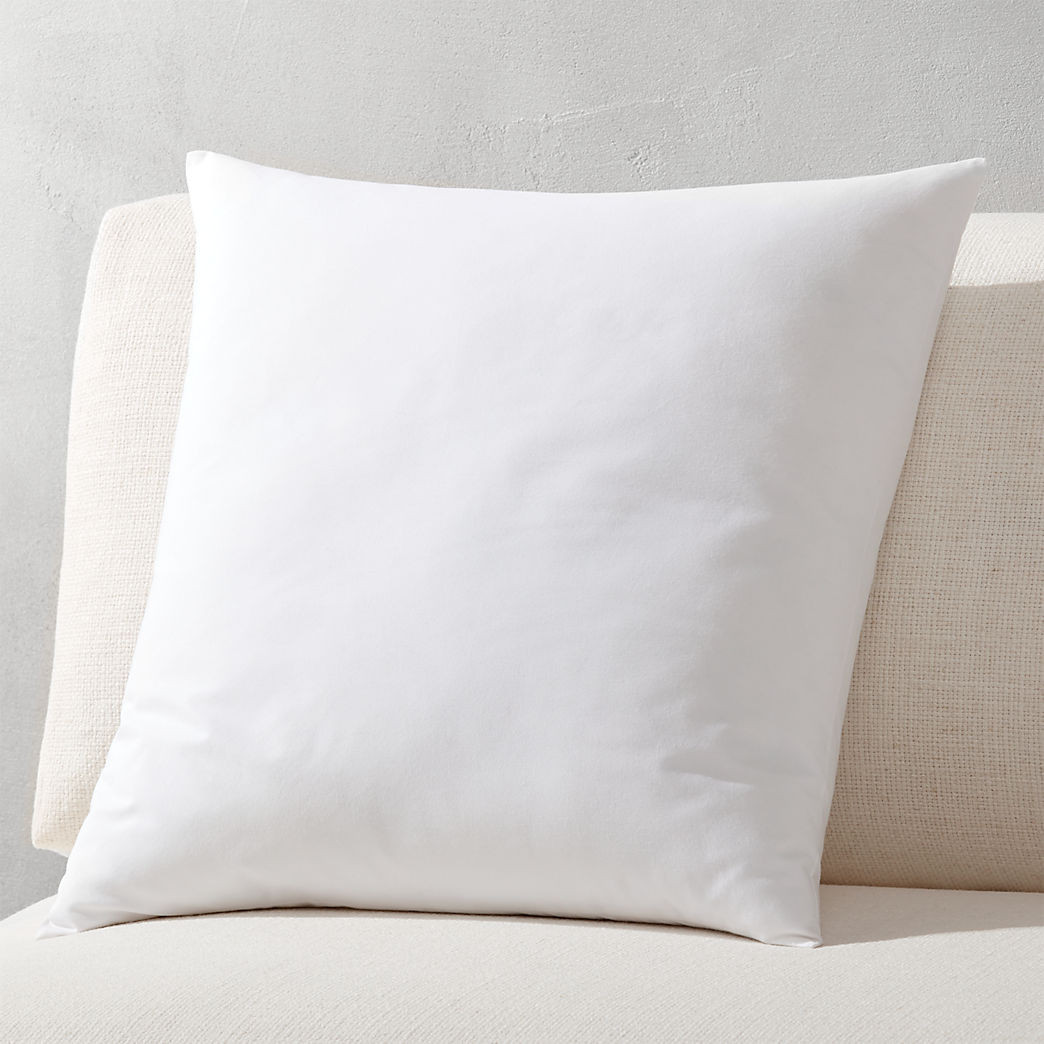 Hypoallergenic Down-Alternative Throw Pillow Insert 18"x18" + Reviews | CB2 | CB2