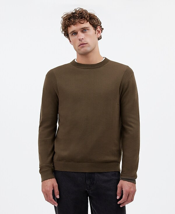 Merino Wool Crewneck Sweater | Madewell | Madewell