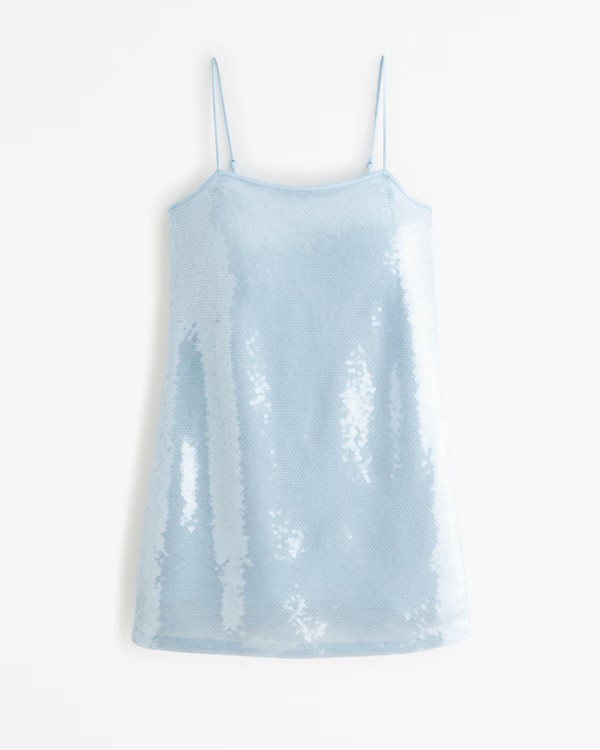Women's Sequin Squareneck Mini Dress | Women's Dresses & Jumpsuits | Abercrombie.com | Abercrombie & Fitch (US)