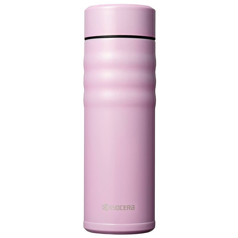 Kyocera Twist Cotton Candy Pink Ceramic 17 Ounce Insulated Hot & Cold Travel Mug | Target