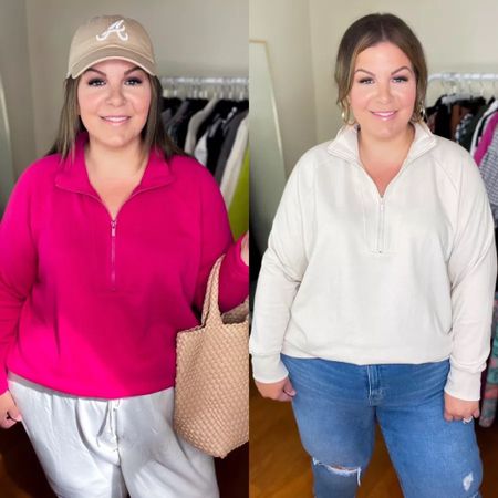 Plus size casual finds! Love this plus size top so much I bought it in 2 colors. Styled 2 ways - as a plus size athleisure look and then again with my favorite plus size jeans!
11/25

#LTKfindsunder50 #LTKSeasonal #LTKplussize