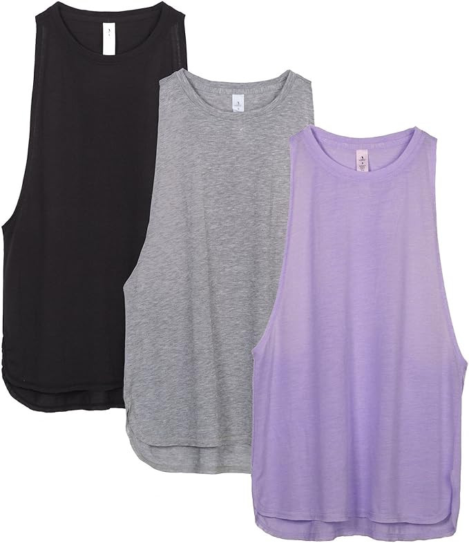 icyzone Women's Soft Tank Top, Pack of 3 | Amazon (US)