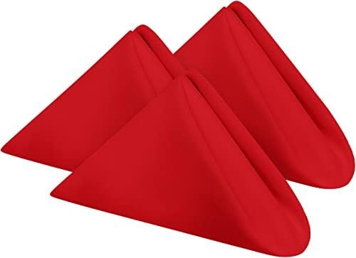 Utopia Home Red Cloth Napkins (12 Pack, 17x17 Inches), Ideal Dinner Napkins for Party, Wedding an... | Amazon (US)