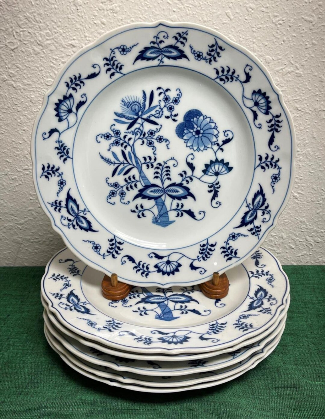 Set of 6 BLUE DANUBE Dinner Plates Made in Japan | Etsy (US)