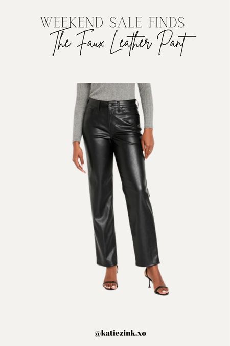 Loving this straight leg faux leather pant for your fall/winter wardrobe 🙌🏼 And they’re 50% off this weekend! 



#LTKsalealert #LTKfindsunder50 #LTKstyletip