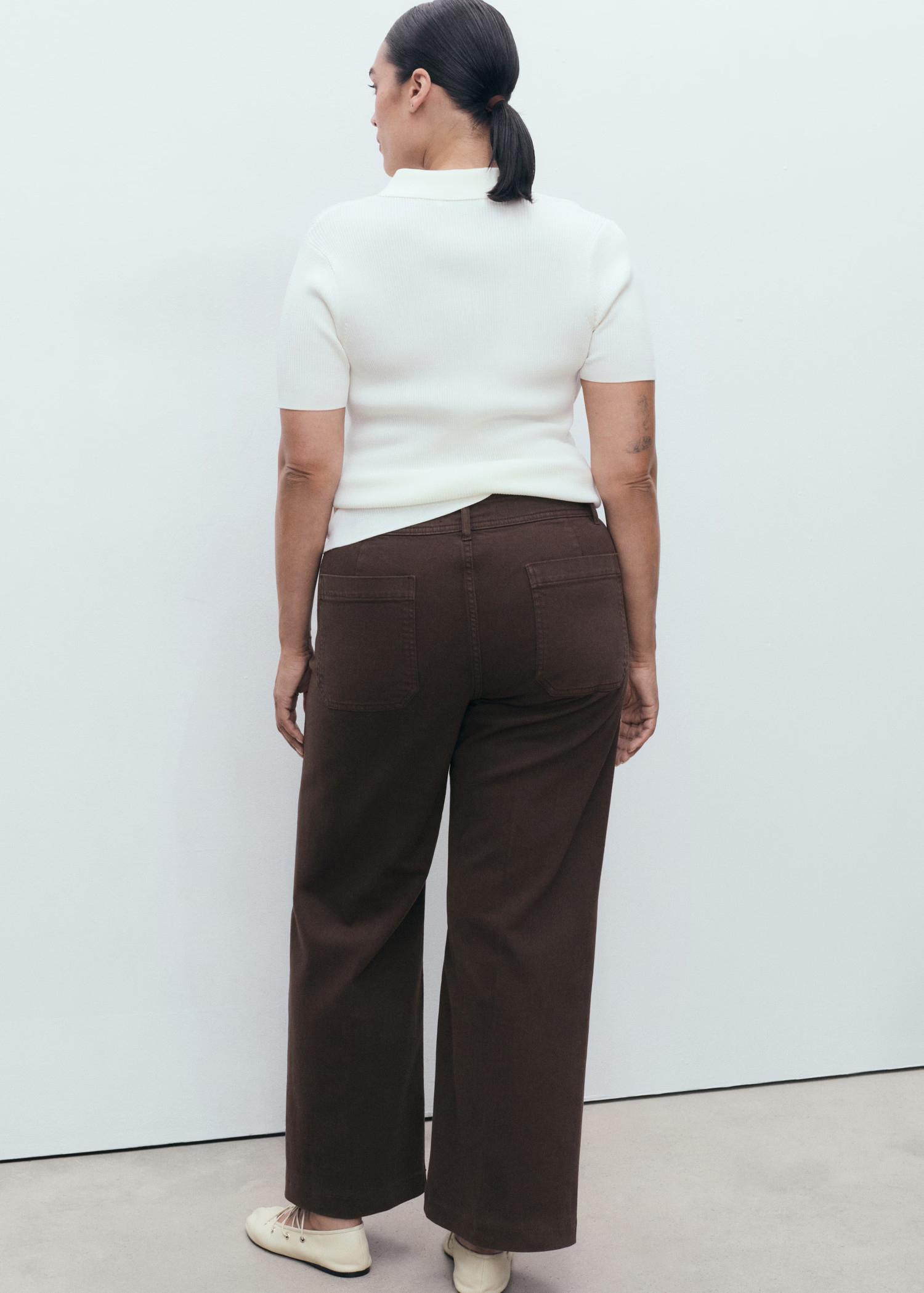 Wide-leg jeans with pockets - Women | MANGO USA | Mango (US/MX/AU)