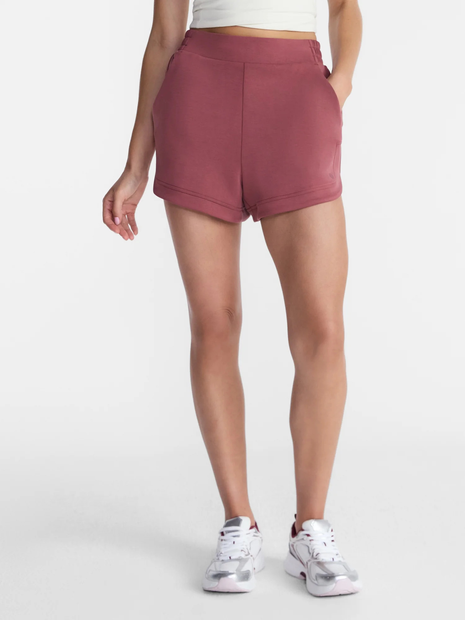 Avia Women's ScubaKnit Shorts, 3.25'' Inseam, Sizes XS-XXXL | Walmart (US)
