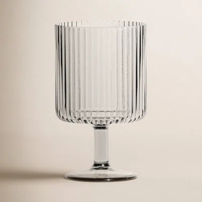Laya Fluted Acrylic Goblet | Wayfair North America