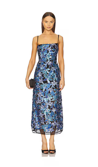 Ellowina Dress in Blue | Revolve Clothing (Global)