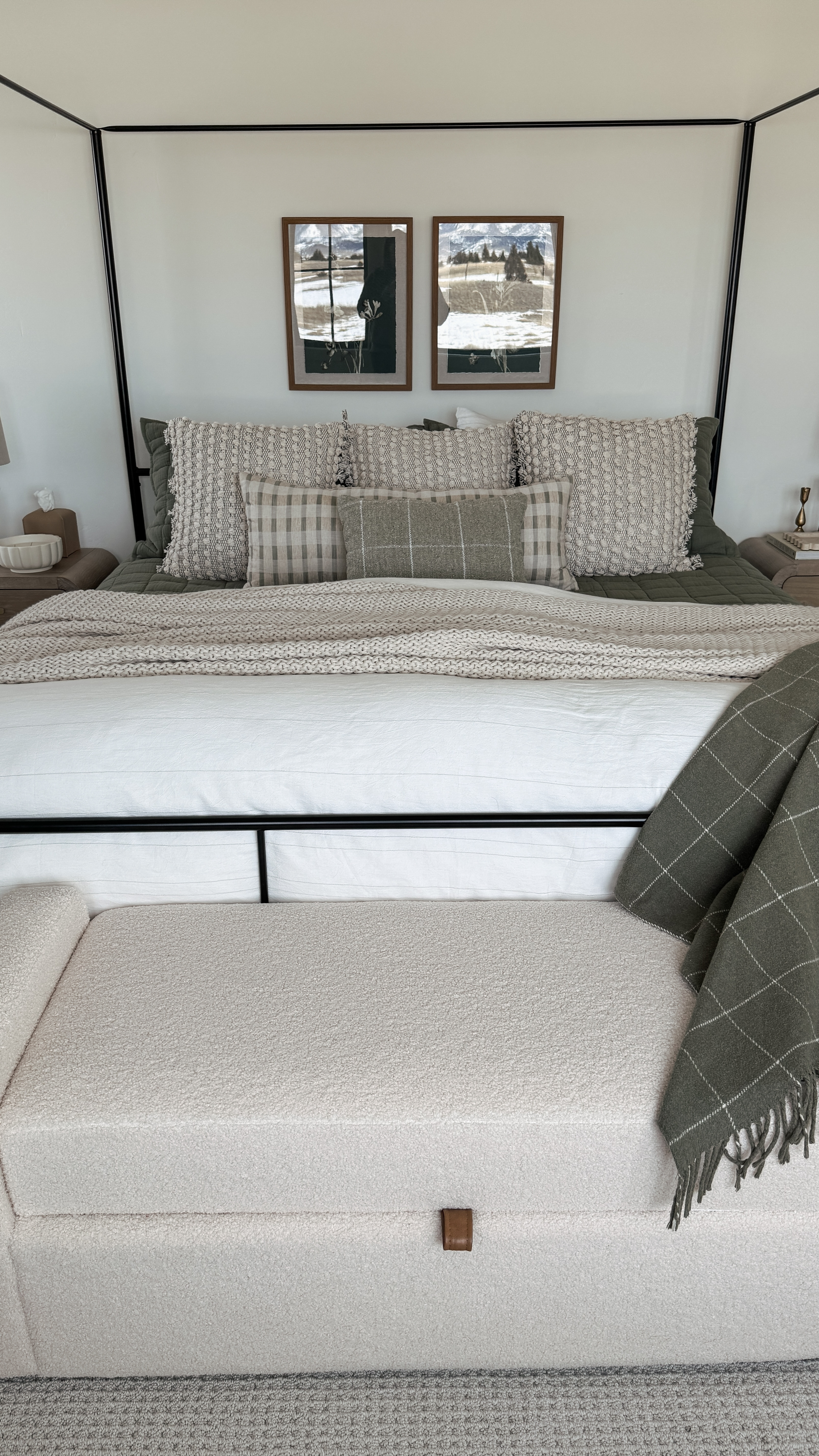 This bedroom bench has some great storage, and I love the texture on it! This is the beige, but it also comes in a beautiful brown too!

Follow @rushtonhome on Instagram and Facebook for more home decor inspiration and affordable home finds!

Follow my shop @rushtonhome on the @shop.LTK app to shop this post and get my exclusive app-only content!

home decor, living room, bedroom, affordable, walmart, target, amazon, new arrivals, winter decor, spring decor, fall finds, studio mcgee x target, hearth and hand, magnolia, holiday decor, dining room decor, living room decor, affordable home decor, furniture, weekend deals, sale, on sale, pottery barn, kirklands, faux florals, rugs, couches, sofa, dressers, nightstands, end tables, lamps, art, wall art, etsy, pillows, blankets, interior design, interior styling, bedding, throw pillows, look for less, designer dupe, bar stools, counter stools, vase, pottery, budget, budget friendly, coffee table, dining chairs, cane, rattan, wood, white wash, amazon home, arch, brass hardware, vintage, antique, european inspired, french country, back in stock, fall decor, night stands, side tables, bed, bedding, tray, storage bench, bedroom decor, master bedroom, throw blanket, canopy bed, dresser, designer dupe, 

 #LTKHome #LTKSaleAlert #LTKStyleTip