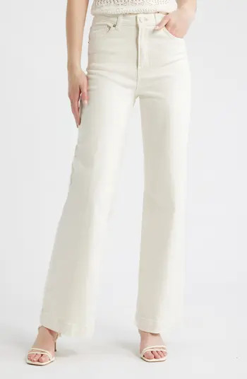 Reformation Bex Super Stretch Wide Leg Jeans | Nordstrom | Nordstrom