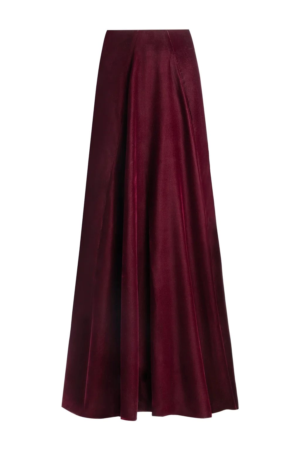 Persica Maxi Velvet Skirt - Burgundy (Limited Edition) | Rosewater Collective