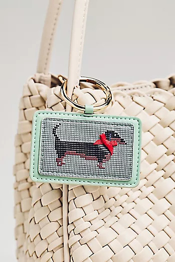 Needlepoint Dog Bag Charm | Anthropologie (US)
