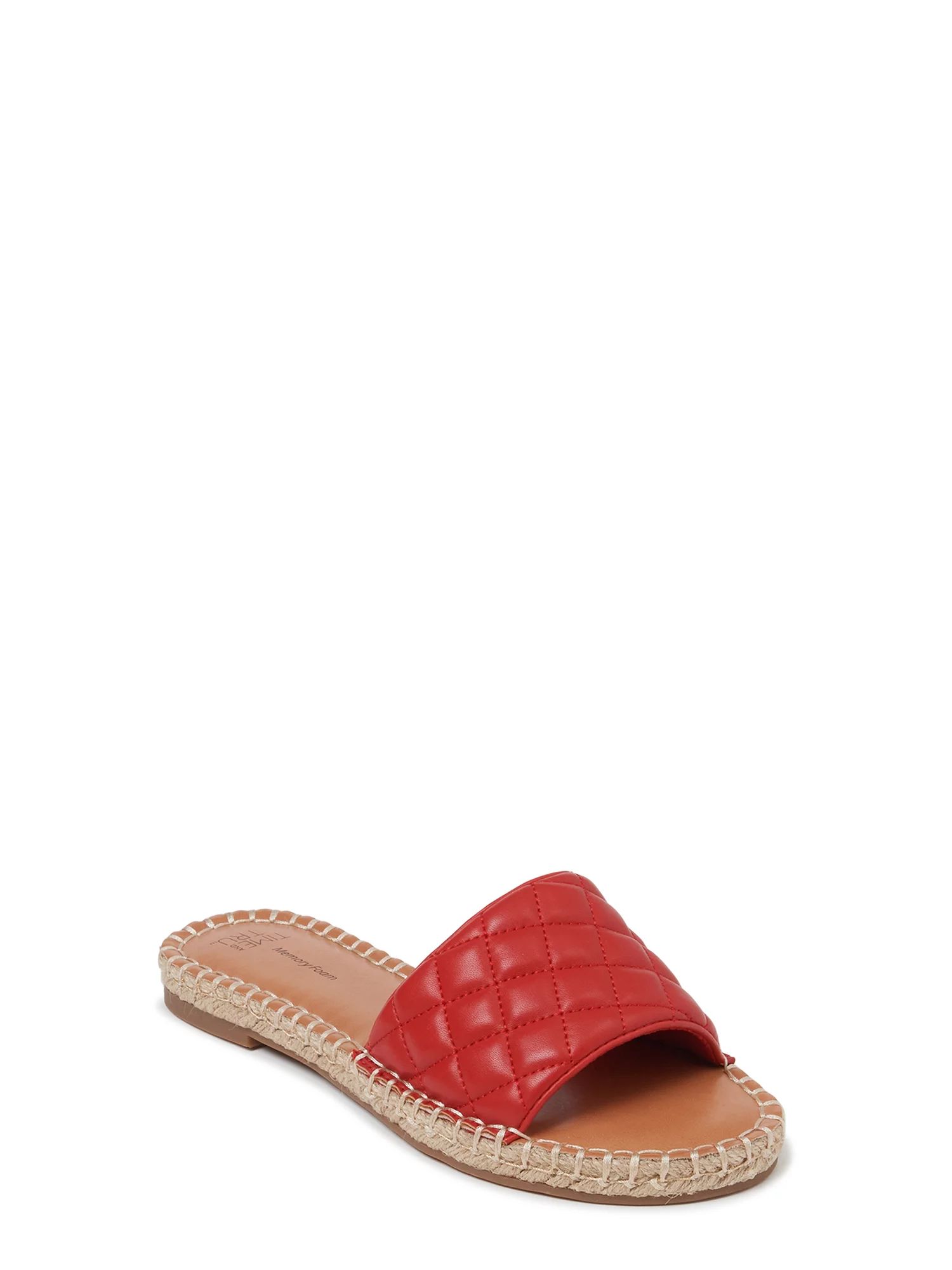 Women Time And Tru Espadrille Slide - Walmart.com | Walmart (US)