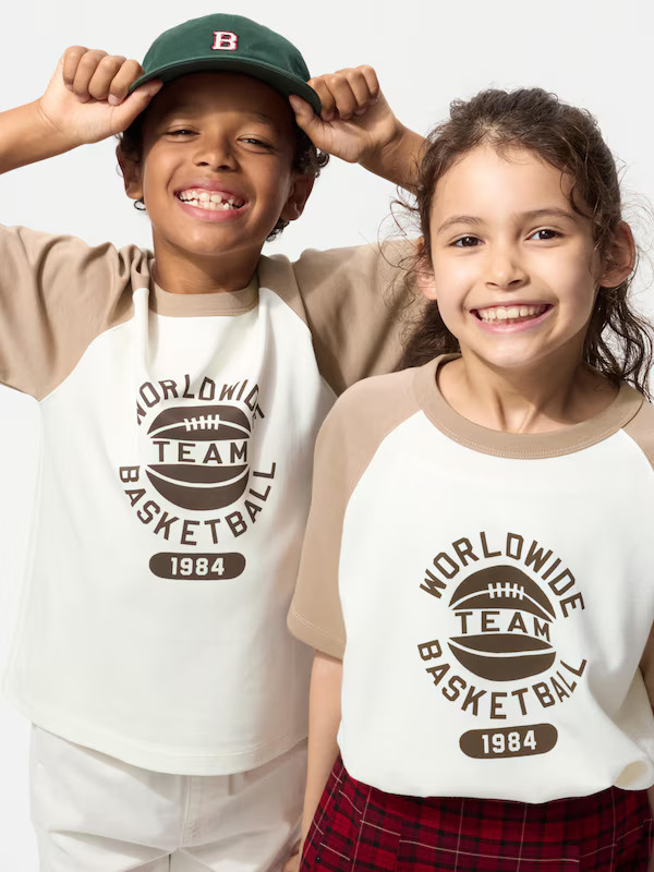 AIRism Cotton Graphic T-Shirt | Raglan Sleeve | UNIQLO (US)