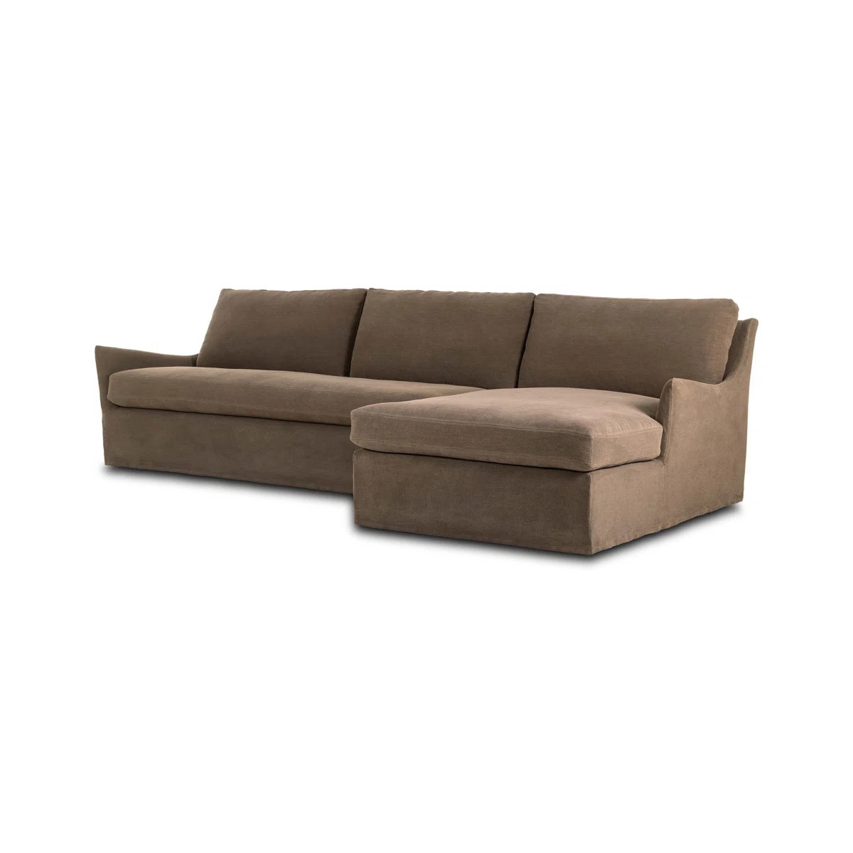 Monette 2PC RAF Sectional-Broadway Coffee | Wayfair North America