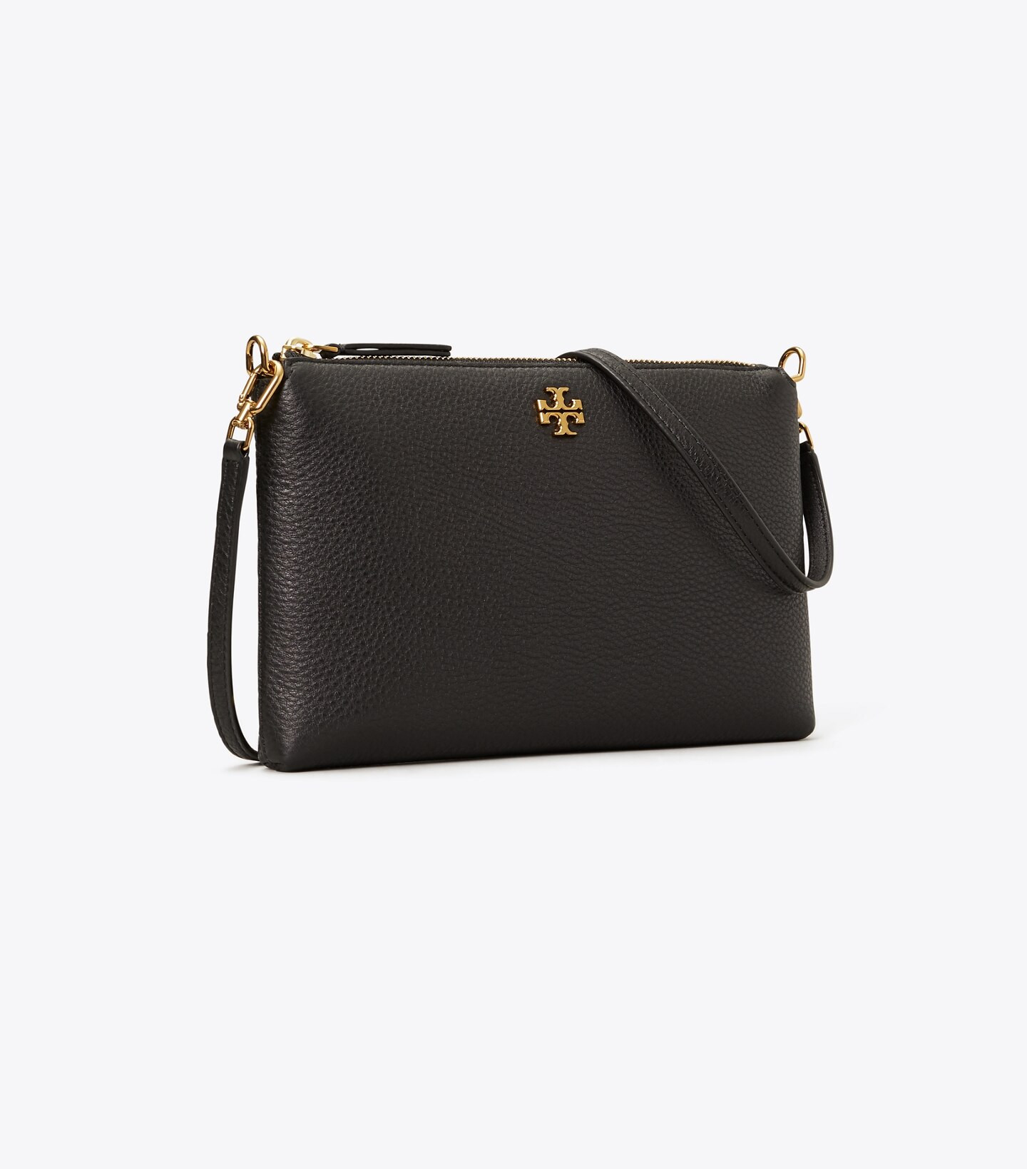 Mercer Pebbled Zip Crossbody: Women's Designer Crossbody Bags | Tory Burch | Tory Burch (US)