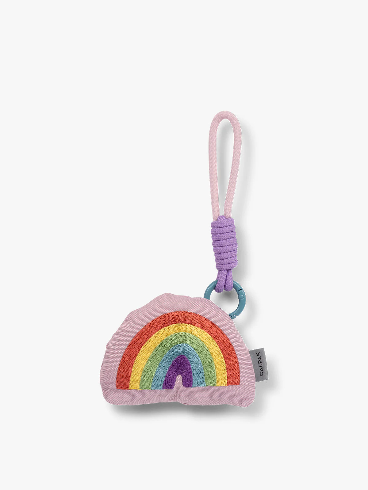 CALPAK Pluffy Bag Charm in Rainbow | CALPAK