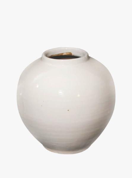 The JOC Vase, Large Cream Ceramic Round Vase | Amazon (US)