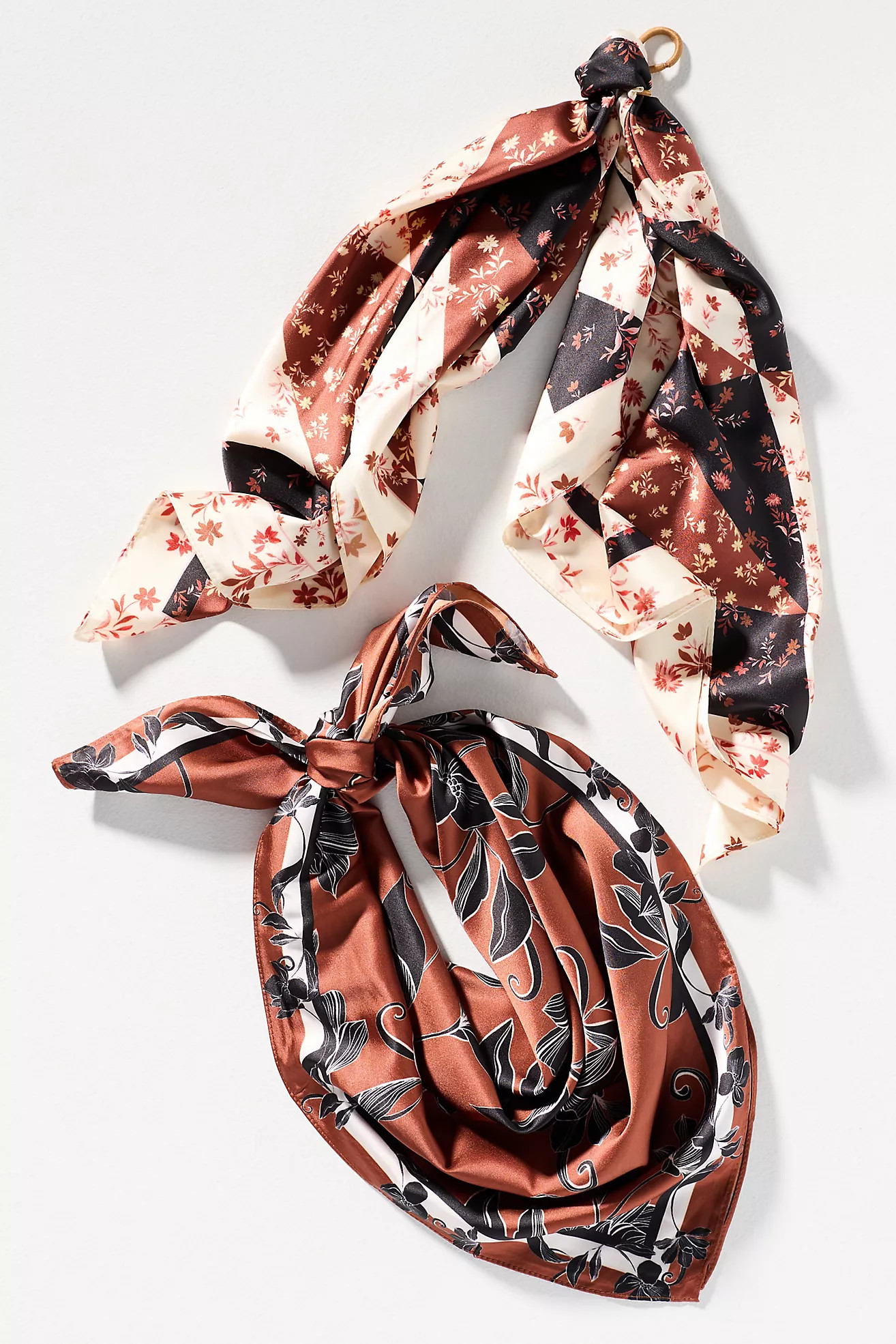 Printed Hair Scarves, Set of 2 | Anthropologie (US)