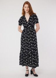 Albertine Star Print Midaxi Dress | Joanie
