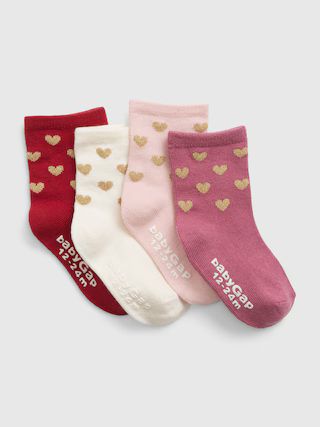 Toddler Heart Socks (4-Pack) | Gap (US)