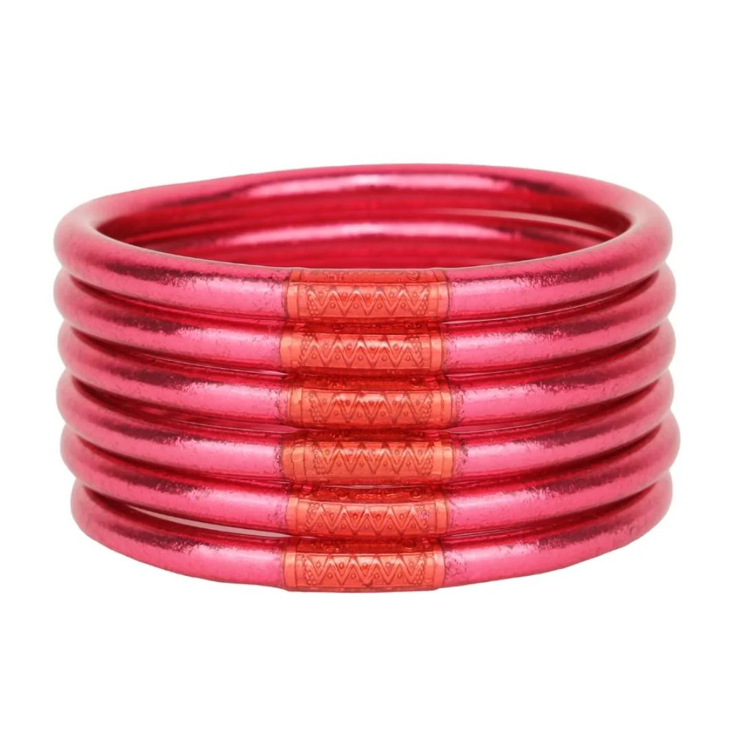 Pink All Weather Bangles® (AWB®) - Serenity Prayer | BuDhaGirl