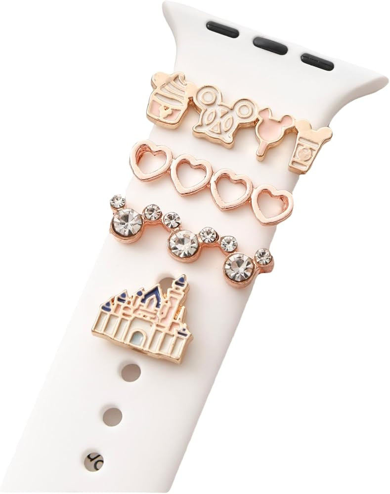 Women Apple Watch Band Charms For iphone iwatch Ultra 2 SE Series 9 8 7 6 5 4 3 (No Bands) | Amazon (US)