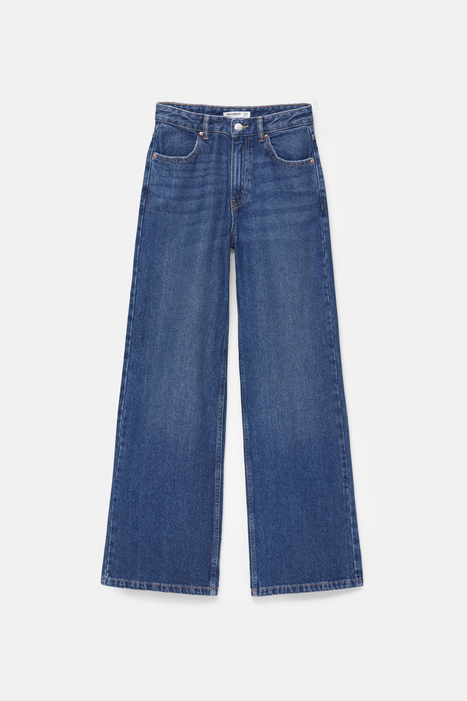 Jean large taille haute | PULL and BEAR FR