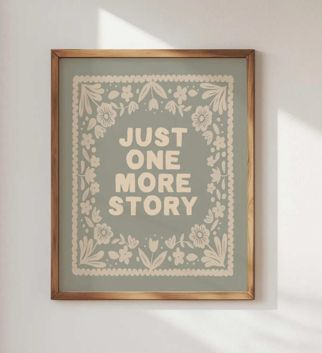 Just One More Story Reading Quote, Print for Baby’s Nursery - Etsy | Etsy (US)