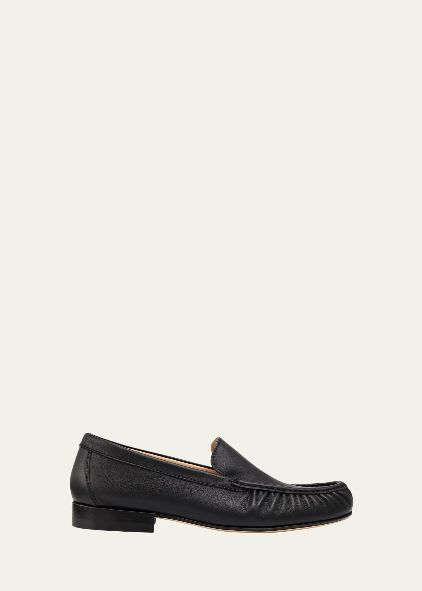 Manolo Blahnik Leonda Leather Loafers | Bergdorf Goodman