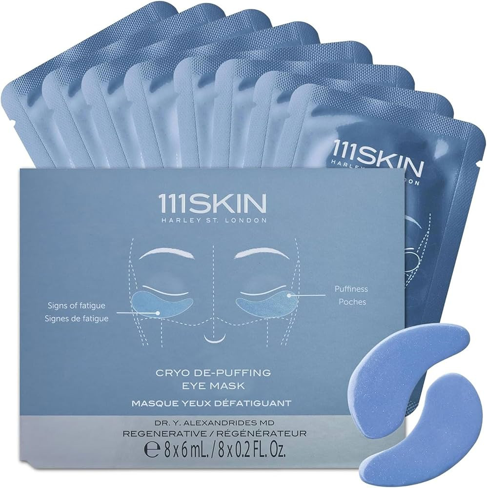 111SKIN Cryo De-Puffing Eye Mask, Hydrating Under Eye Patches for Puffy Eyes & Dark Circles with ... | Amazon (US)