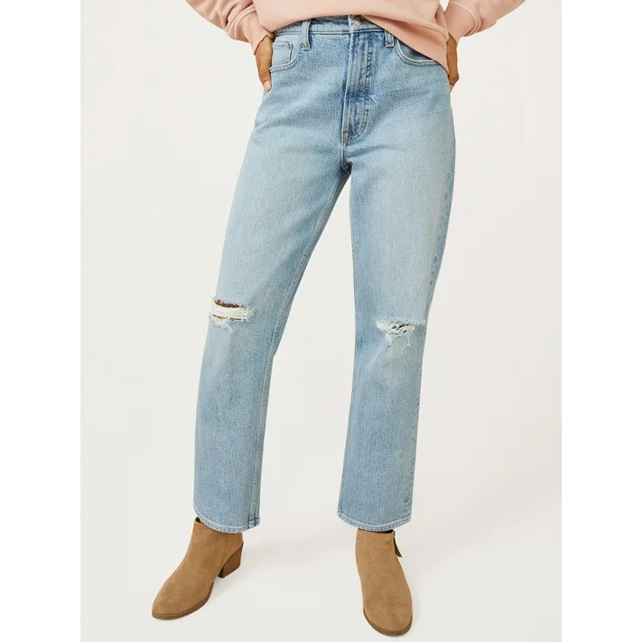 Free Assembly Women's Original 90's Straight Jeans | Walmart (US)