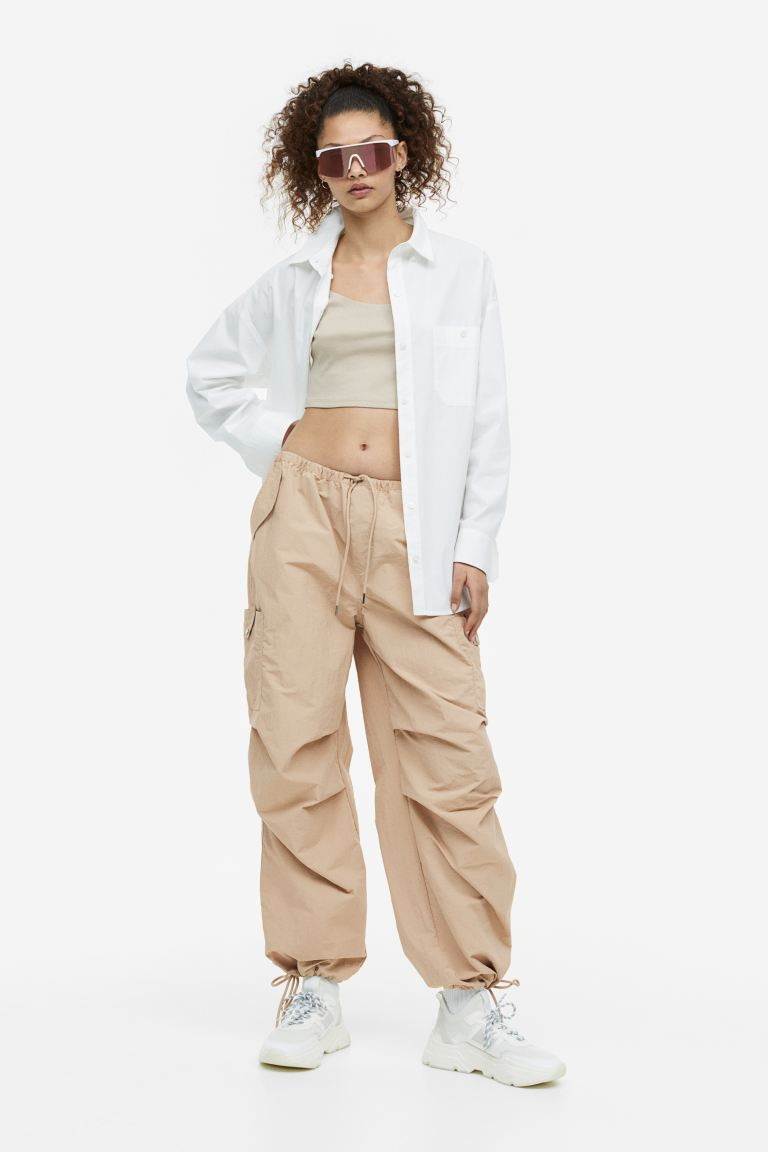 Nylon Parachute Pants | H&M (US + CA)