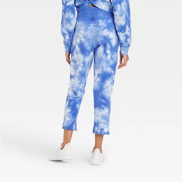 Women's High-Rise Cropped Straight Leg Jogger Pants with Raw Hem - JoyLab™ | Target