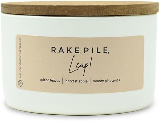 Milkhouse Candle Company, Statement Collection: Rake, Pile, Leap! | Amazon (US)