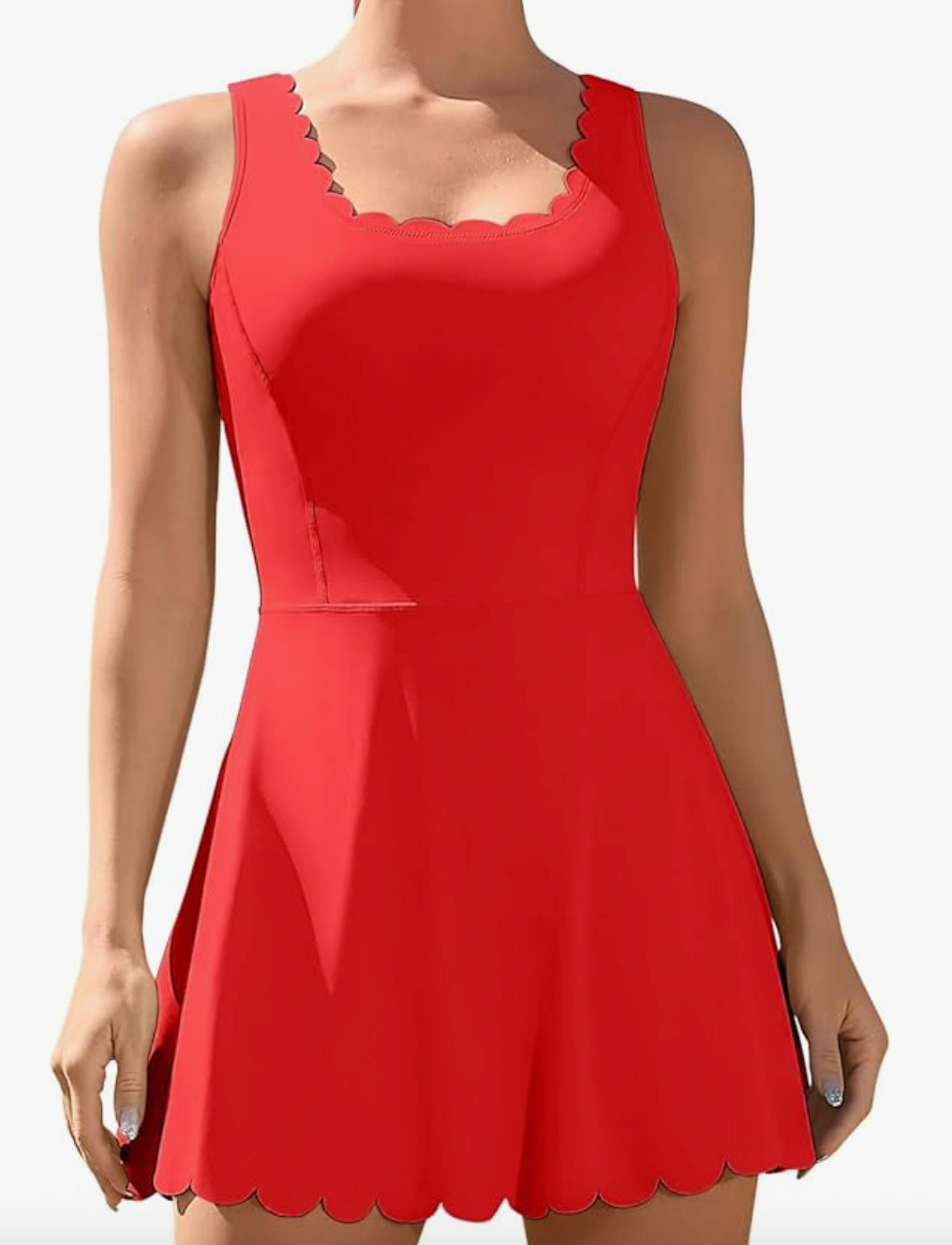 Fire Engine red is the perfect summer color for this tennis dress 

 #LTKootd #LTKMidsize #LTKTravel