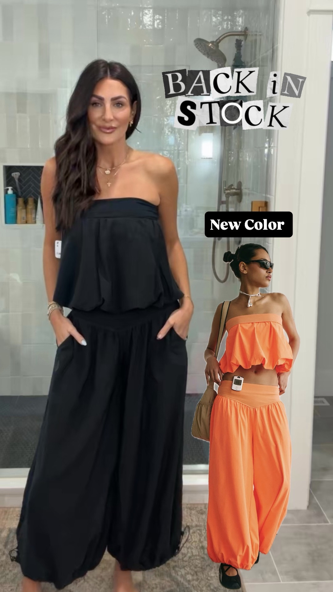 This set is back in stock in black and now comes in a pretty vibrant orange color.  I wear a small 

#LTKgrwm #LTKootd