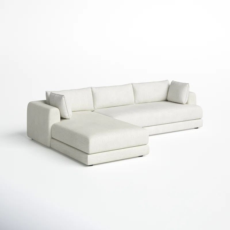 Aldridge Upholstered Chaise L-Sectional | Wayfair North America