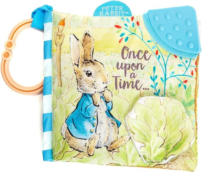 KIDS PREFERRED Peter Rabbit Soft Book with Teether and Crinkle, 5 Inches | Amazon (US)