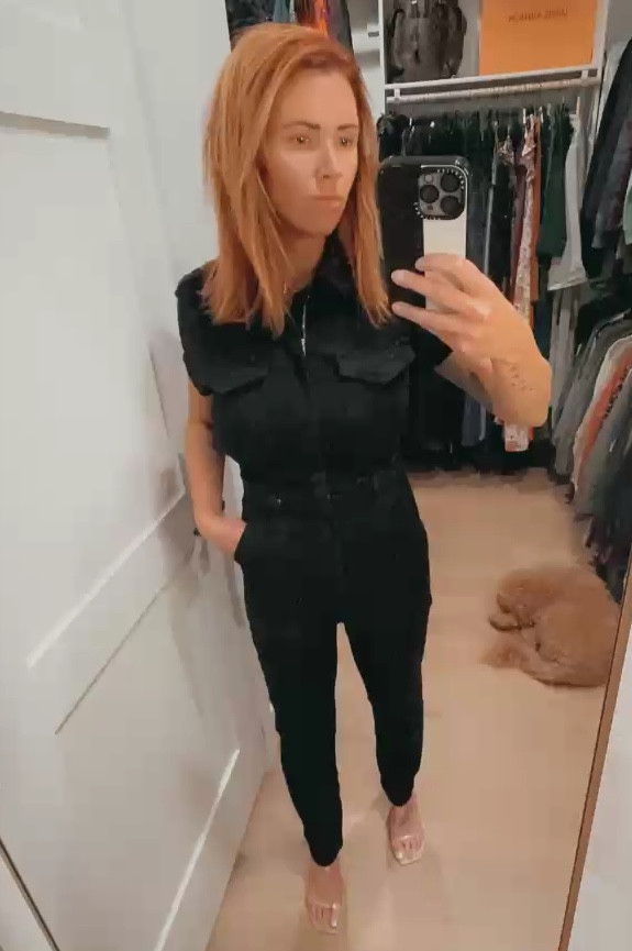 Good American jumpsuit! Fits like a glove 🖤 

#jumpsuits 

#LTKU #LTKOver40 #LTKStyleTip