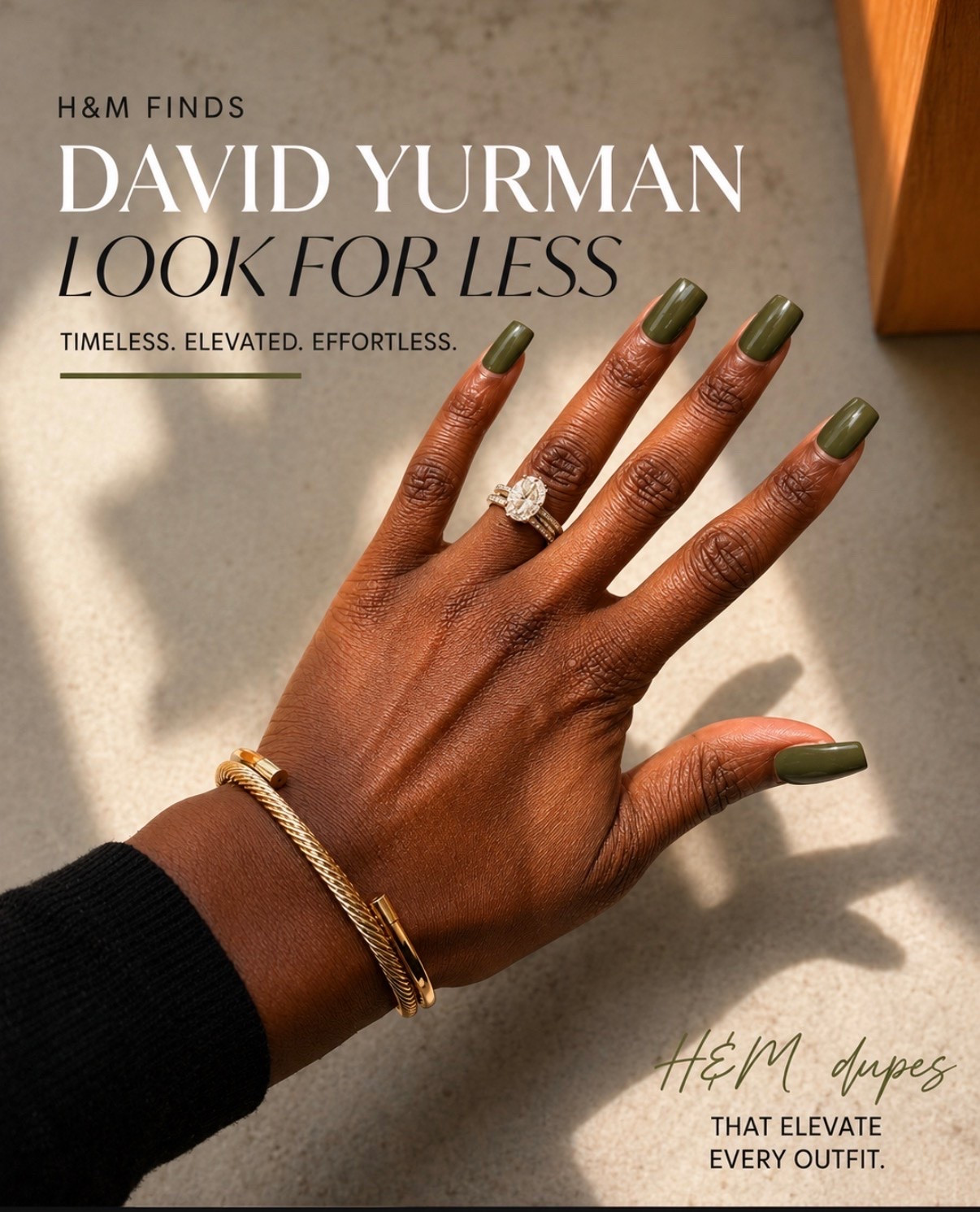 H&M really snapped with these David Yurman inspired bangles 😮‍💨✨ instantly elevated every outfit. #LTKFinds #HMFinds #DavidYurmanInspired #JewelryFinds #AffordableLuxury #LuxuryStyle #GoldJewelry #BangleStack #EverydayJewelry #QuietLuxury #NeutralAesthetic #StyleInspo #FashionFinds #LTKStyle #BrownSkinBeauty #SoftLuxury #MinimalStyle #ElevatedStyle #ChicStyle #LuxuryForLess