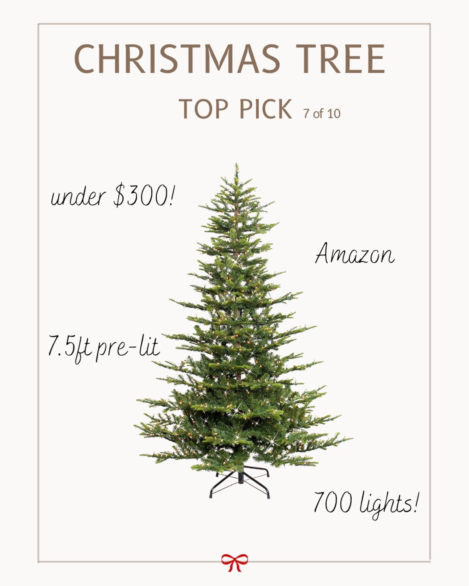 Faux artificial Green Christmas tree, on Amazon, affordable, budget friendly, under $300, pre-lit, warm LED lights, this will be my Christmas tree this year! Very realistic! 

#LTKHoliday #LTKhome #LTKSeasonal