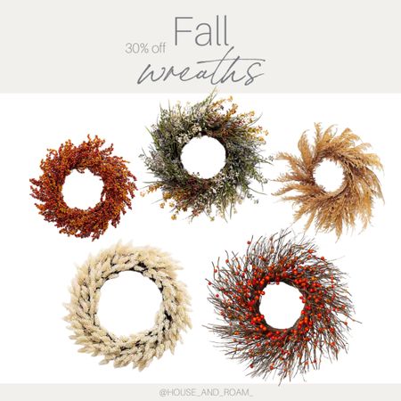 A Fall wreath can add a beautiful touch to your front door and create a warm and inviting feel. I am loving that these have an organic look and are also on sale at Kirklands! #falldecor #fall #wreaths

#LTKSeasonal #LTKhome #LTKFind