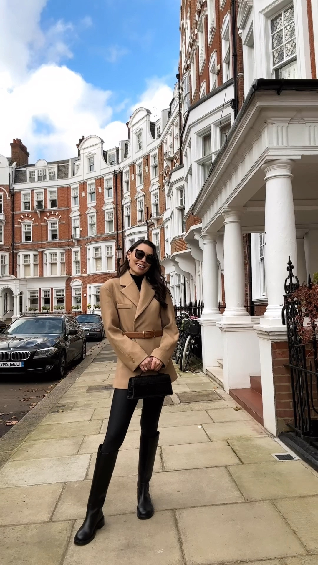 Chanel boots, Source Unknown blazer, Aritzia belt, similar below! London outfit, fall outfit. 

#LTKShoeCrush #LTKSeasonal #LTKWatchNow